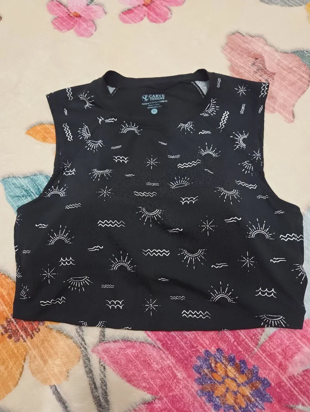 Carve Designs Shoreline Bikini Top Fiesta Key Size Medium